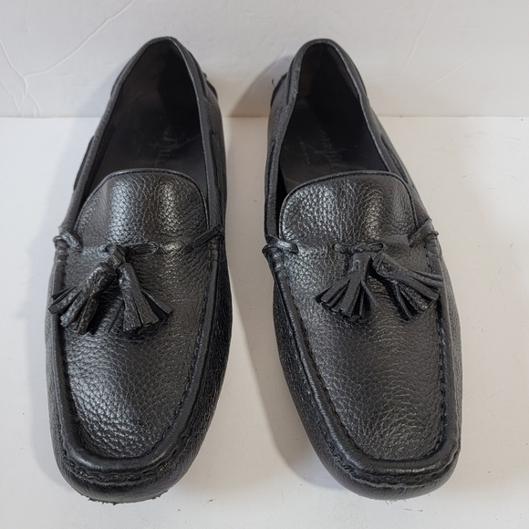 COLE HAAN x Nike Air Made in Italy Black Leather Driver Loafer Men\'s Size 9.5M main image 7